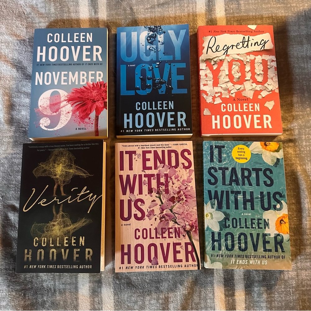 Colleen Hoover Paperback Books
